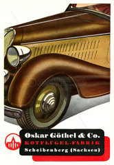 Werbung Kotfluegel-Fabrik  1943