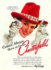 Werbung fuer Chesterfield Zigaretten 1941