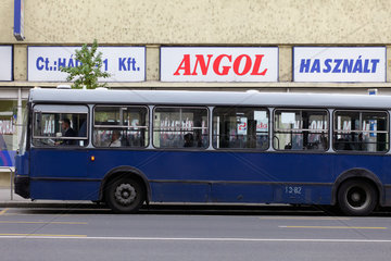 Budapest  Ungarn  alter Linienbus in Budapest