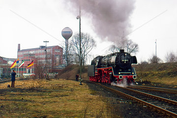 Stolberg  Deutschland  die 044 508 beim Dampflokabschiedsfest in Stolberg