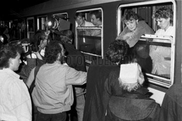 DDR Fluechtlinge 1989
