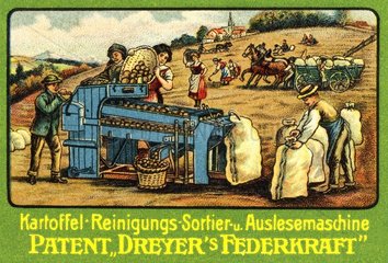 Werbung fuer Landmaschinen  1910
