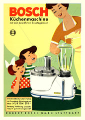Werbung fuer Bosch Kuechenmaschine  1954