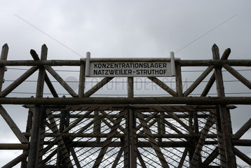 Natzwiller  Frankreich  das Eingangstor zum ehemaligen KZ Natzweiler-Struthof
