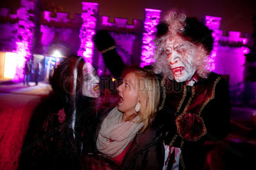 Potsdam  Deutschland  Halloweenparty im Filmpark Babelsberg