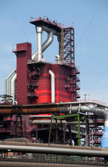 Duisburg  Deutschland  Hochofen 8 der ThyssenKrupp Steel AG