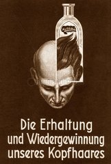 Werbung fuer Haarwuchsmittel  1932