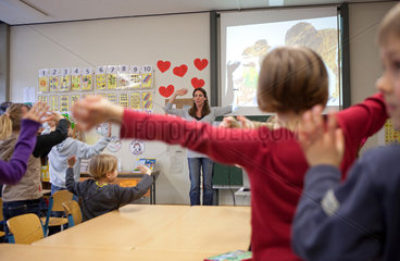 Solingen  Deutschland  Englischunterricht in der Grundschule
