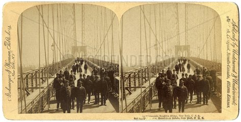 Brooklyn Bridge New York  um 1895