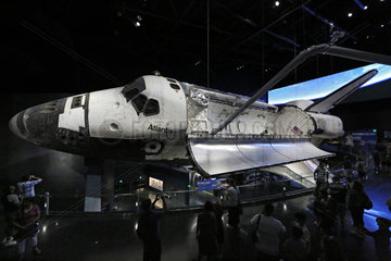 Merritt Island  Vereinigte Staaten von Amerika  die Raumfaehre Atlantis im Besucherkomplex des Kennedy Space Center