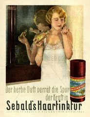 Werbung fuer Haarwasser 1927