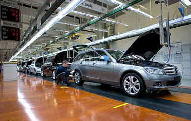 Bremen  Deutschland  Produktion der C-Klasse von Mercedes