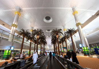 Dubai  Vereinigte Arabische Emirate  Innenansicht des Dubai International Airport