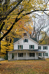 Connecticut  Landhaus im Herbst