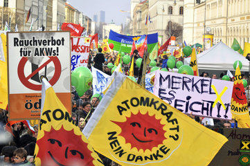 Anti-Atom-Demonstration in Muenchen  Maerz 2011