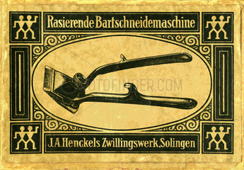 Bartschneidemaschine  Marke Zwilling  1903