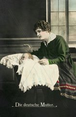 Mutter und Baby  1918