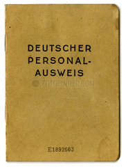 Personalausweis  DDR  1950