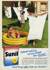 Sunil Waschmittel-Werbung  1961