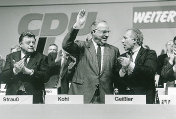 Helmut Kohl  Franz Josef Strauss  Heiner Geissler  1987
