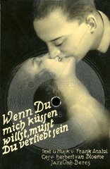Liebeslied auf Bildplatte 1925