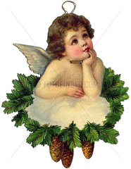 Weihnachtsengel als Christbaumschmuck  1900