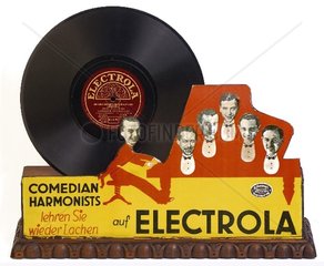 Werbeaufsteller Comedian Harmonists 1929