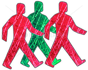 rot-rot-gruene Koalition  Symbolfoto
