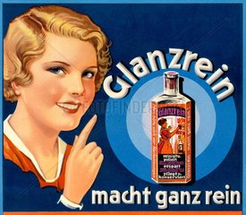 Werbung fuer Reinigungsmittel um 1929