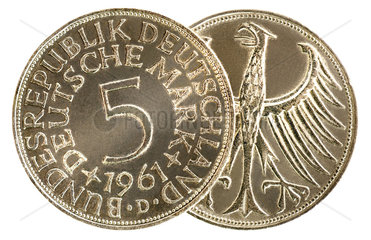 5 D-Mark-Muenze  Bundesrepublik