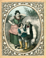 Familie  um 1850