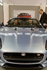 Posen  Polen  der neue Jaguar F-Type auf der Motor Show 2013