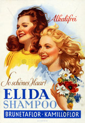 Elida Shampoo  Werbeplakat  1957