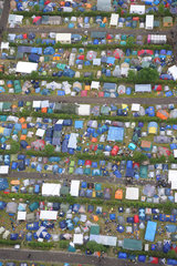 Nuerburg  Deutschland  Campingplatz beim Rock am Ring-Festival