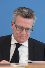 Berlin  Deutschland  Bundesinnenminister Thomas de Maiziere  CDU