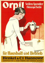 Orpil Fluessigseife  Werbung  1924