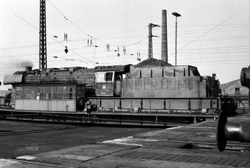 Hamm  BRD  Dampflok 044 853 im Bahnbetriebswerk in Hamm