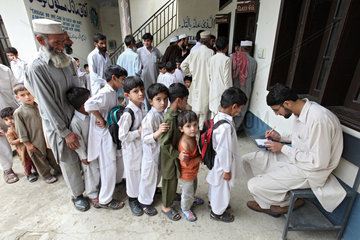 Kokarai  Pakistan  Malteser Hilfsprojekt in einer Schule