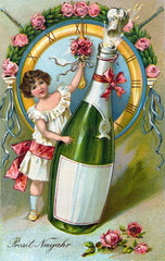 Neujahrskarte  1913