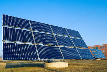 Berlin  Deutschland  Solarzellen im Wissenschaftspark Adlershof