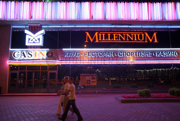 Minsk  Weissrussland  Casino Millennium am Pobeditelei Prospekt