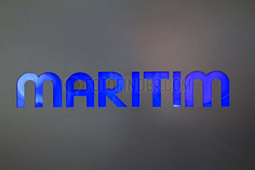 Berlin  Deutschland  Schriftzug Maritim