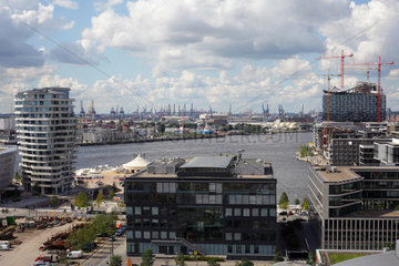 Hamburg  Deutschland  die HafenCity im Hamburger Hafen