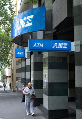 Melbourne  Australien  eine Niederlassung der ANZ National Bank
