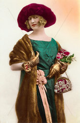 reiche Frau  um 1909