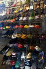 New York City  USA  Schuhe im Schaufenster