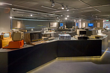 Kiel  Deutschland  Ausstellungsraum des Computermuseum der Fachhochschule Kiel