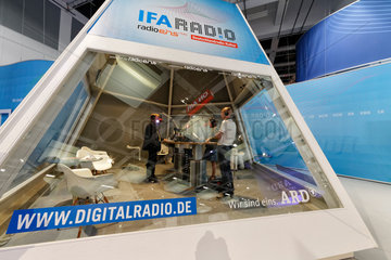 Berlin  Deutschland  das ARD-Messeradio am Stand von ARD auf der IFA 2014