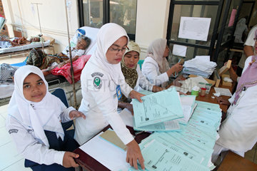 Pariaman  Indonesien  Krankenschwestern im General Hospital