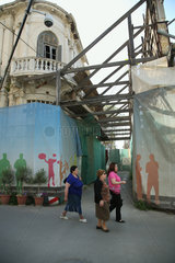 Nikosia  Zypern  Demarkationslinie Ledra Street